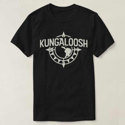 bungaloosh Wereldbol Tan T-shirt (Design voorkant)