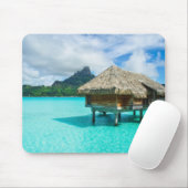 Bungalow, Bora Bora mousepad Muismat (Met muis)