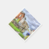 Bungalow haven landschap boot landschap            servet (Hoek)