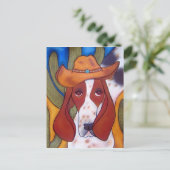 Bungalowart.com Briefkaart Desert Hound (Staand voorkant)