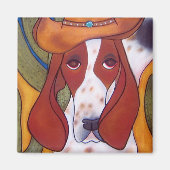 Bungalowart.com Desert Hound Magnet (Voorkant)