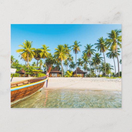 Bungalows op de strand | Ko Mook, Thailand Briefkaart (Voorkant)