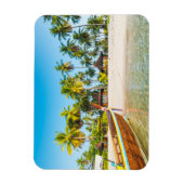 Bungalows op de strand | Ko Mook, Thailand Magneet (Verticaal)