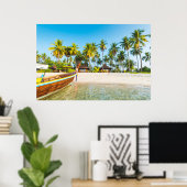 Bungalows op de strand | Ko Mook, Thailand Poster (Thuiskantoor)