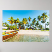 Bungalows op de strand | Ko Mook, Thailand Poster (Voorkant)