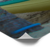 Bungalows Turquoise Ocean Bora Bora Islands Poster (Hoek)