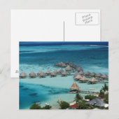 Bungalows van Beachcomber Hotel Briefkaart (Voorkant / Achterkant)