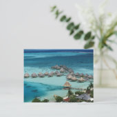 Bungalows van Beachcomber Hotel Briefkaart (Staand voorkant)