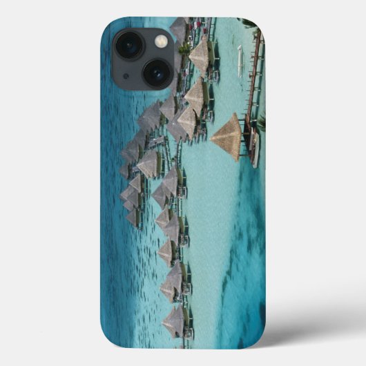 Bungalows van Beachcomber Hotel Case-Mate iPhone Case (Achterkant)