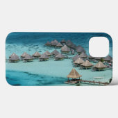 Bungalows van Beachcomber Hotel Case-Mate iPhone Case (Achterkant (horizontaal))