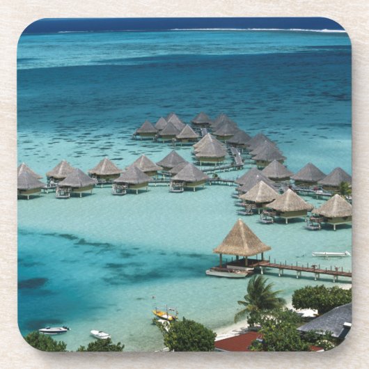 Bungalows van Beachcomber Hotel Drankjes Onderzetter (Voorkant)
