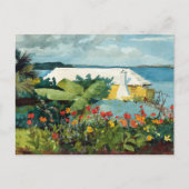 Bungalowtuin Bermuda Winslow Homer Briefkaart (Voorkant)