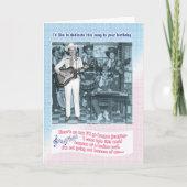 Bungee Cord Birthday Song Kaart (Voorkant)