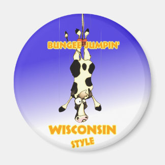 Bungee Jumpin' Wisconsin stijl Magneet