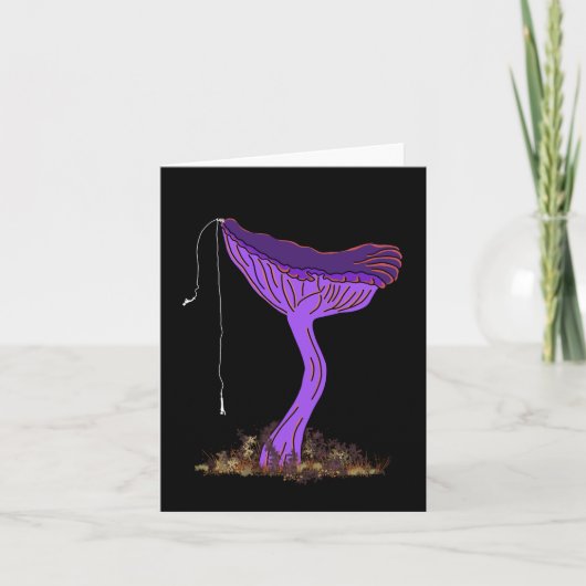 Bungee Jumping Amethyst Deceiver Mushroom Kaart (Voorkant)