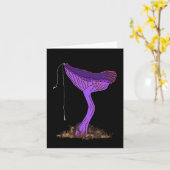 Bungee Jumping Amethyst Deceiver Mushroom Kaart (Gele Bloem)