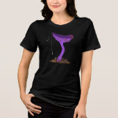 Bungee Jumping Amethyst Deceiver Mushroom Tri-Blend Shirt (Voorkant)