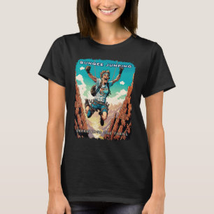 Bungee Jumping beleven het Thrill Adventure T-shirt