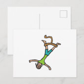 Bungee Jumping Briefkaart (Voorkant / Achterkant)