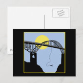 Bungee Jumping Briefkaart (Voorkant / Achterkant)