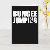 Bungee Jumping Bungy Jump Gift Kaart (Gele Bloem)