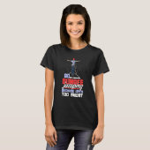 Bungee Jumping Free Herfst Harness Jumping Rubber T-shirt (Voorkant volledig)