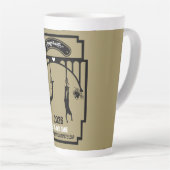 Bungee Jumping huwelijkscadeau Latte Mok (Rechterhoek)
