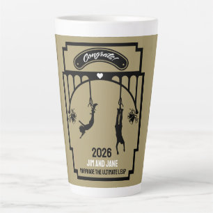 Bungee Jumping huwelijkscadeau Latte Mok