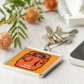 Bungee Jumping huwelijkscadeau Sleutelhanger (Zijkant)