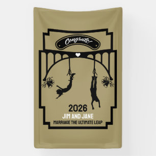 Bungee Jumping Huwelijkscadeau Spandoek