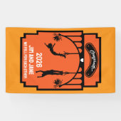 Bungee Jumping huwelijkscadeau Spandoek (Horizontaal)