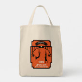 Bungee Jumping huwelijkscadeau Tote Bag (Achterkant)