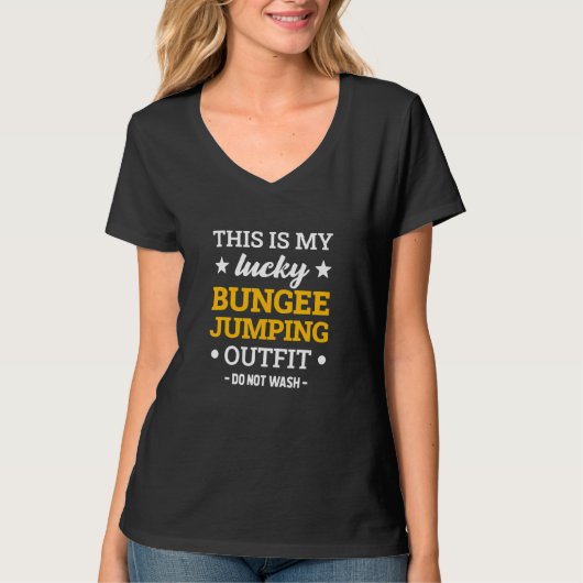 Bungee Jumping Quote Funny Bungee Jumpers_1 T-shirt (Voorkant)