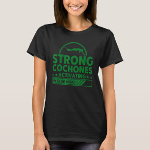 Bungee Jumping Sterke Cochones activeren Bungy Ju T-shirt