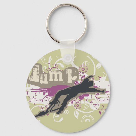 Bungee Jumping Tshirts en Gifts Sleutelhanger (Voorkant)