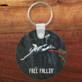 Bungee Jumping Vrije Val Sleutelhanger (Voorkant)