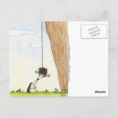 BUNGEE KISS briefkaart van Nicole Janes (Achterkant)