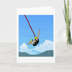 Bungee springen naar de vrijheid kaart