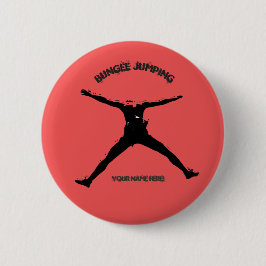 Bungee springt ronde button 5,7 cm