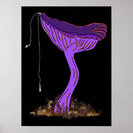 Bungeejumpen Amethyst Deceiver Paddenstoel Poster