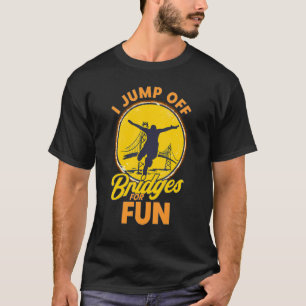 Bungeejumpen Spring van Bruggen Vintage Bungy Jump T-shirt