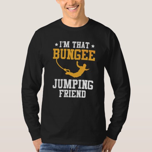 Bungeejumpen Springen Bungee Bungeejumpen T-shirt (Voorkant)