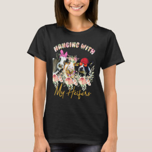 Bungelend Met Mijn Vaarzen Bandana Voor Koe T-shirt