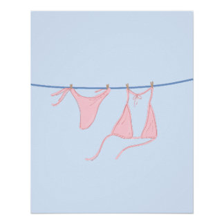 Bungelende Bikini Perfect Poster