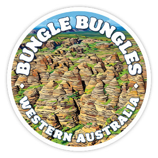 Bungle Bungles, Western Australië Ronde Sticker