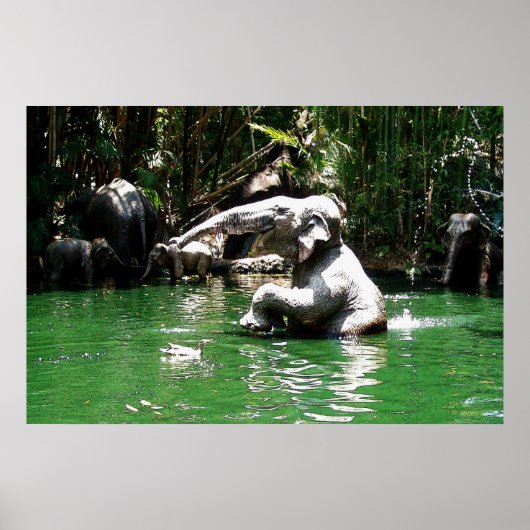 Bungle in het Oerwoud 36 x 24 Poster (Voorkant)