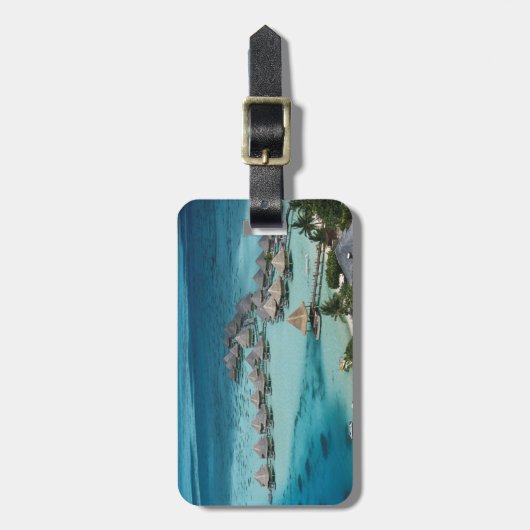 Bunglows of Beachcomber Hotel Bagagelabel (Voorkant verticaal)