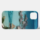 Bunglows of Beachcomber Hotel Case-Mate iPhone Case (Achterkant (horizontaal))