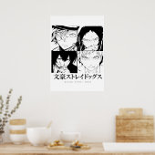 Bungo-zwerfhond manga poster (Keuken)