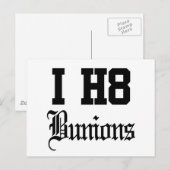 bunions briefkaart (Voorkant / Achterkant)